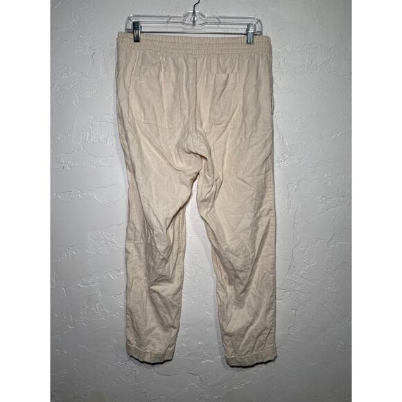 Old navy linen white pull on pants womens small coastal‎ beachy nautical casual - Picture 3 of 9
